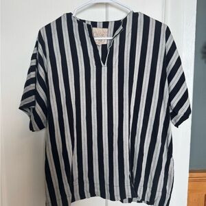 Ace & Jig Selvedge Stripe Cotton Top S